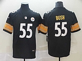 Nike Steelers 55 Devin Bush Black 2019 NFL Draft First Round Pick Vapor Untouchable Limited Jersey (1),baseball caps,new era cap wholesale,wholesale hats